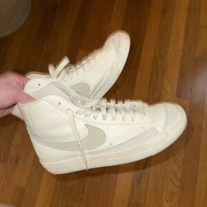 Nike Women's Off-White High-Top Sneakers